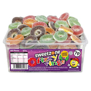 Fizzy Rings 7p Tub 800g H