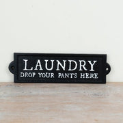 Laundry Cast Iron Sign, 21.8cm