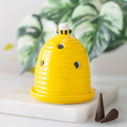 Yellow Beehive Incense Cone Holder