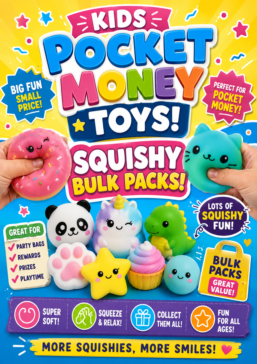 Bulk Squishy/pocket money toys