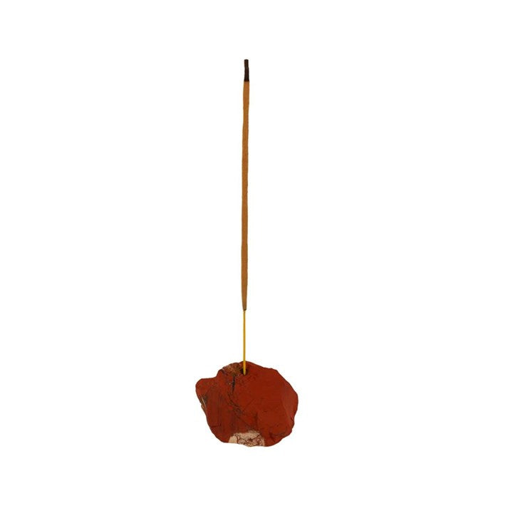 Red Jasper Crystal Incense Stick Holder