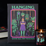 19x25cm Hanging With All My Friends Canvas Plaque by Steven Rhodes