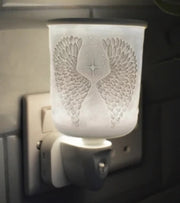 Porcelain Plug In Electric Melt Warmer - Angel Wings