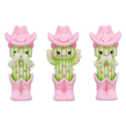Three Wise Cacti 9.5cm