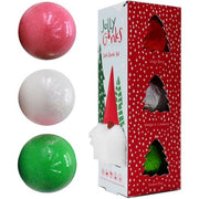 Set of 3 Christmas Jolly Gonk Bath Bombs