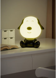LED  Colour Changing Doggy Touch Lamp With Speaker