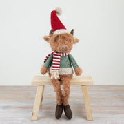 Festive Highland Cow
