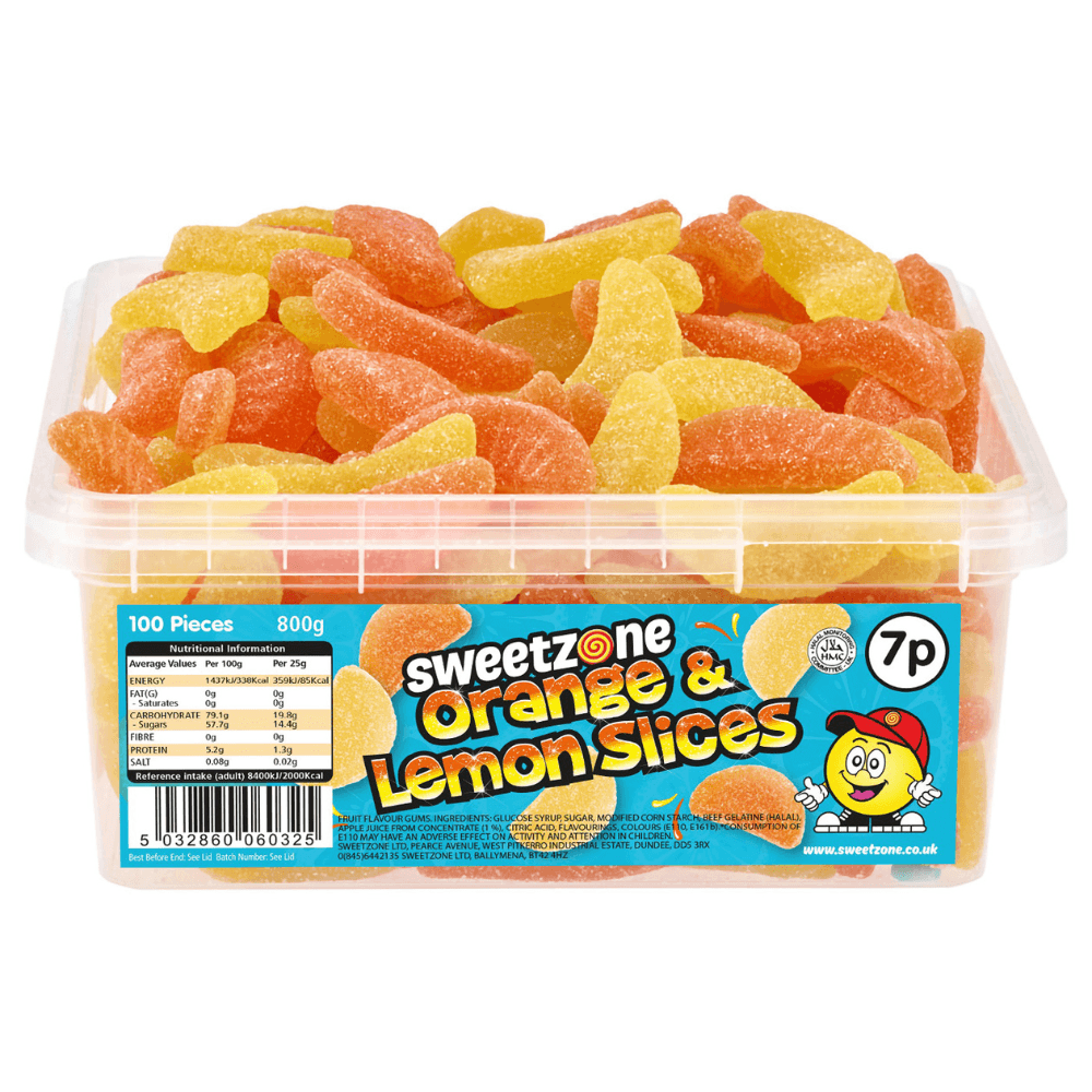 Orange & Lemon Slices 800g Tub H