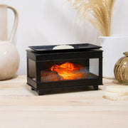 Log Burner Aroma Lamp, 18cm