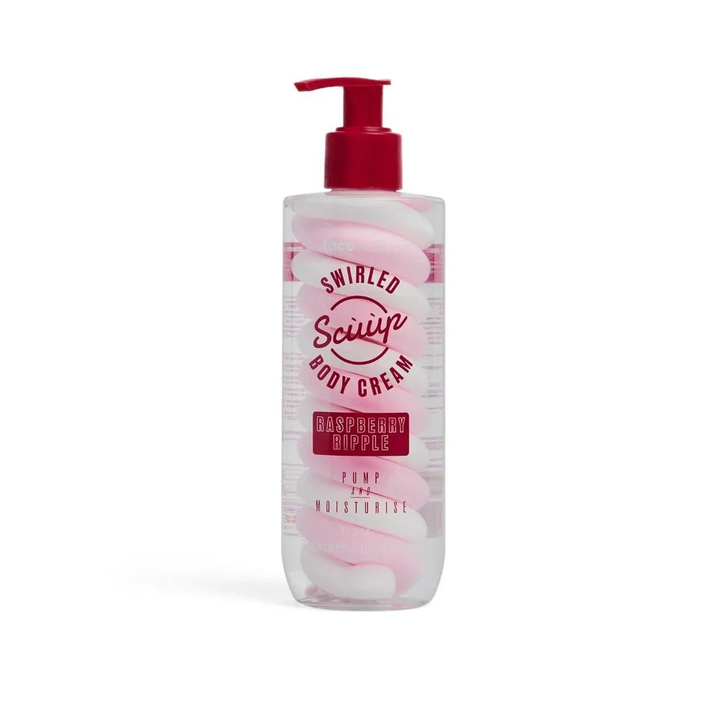 Face Facts Scuup Raspberry Ripple Swirled Body Cream - 300ml