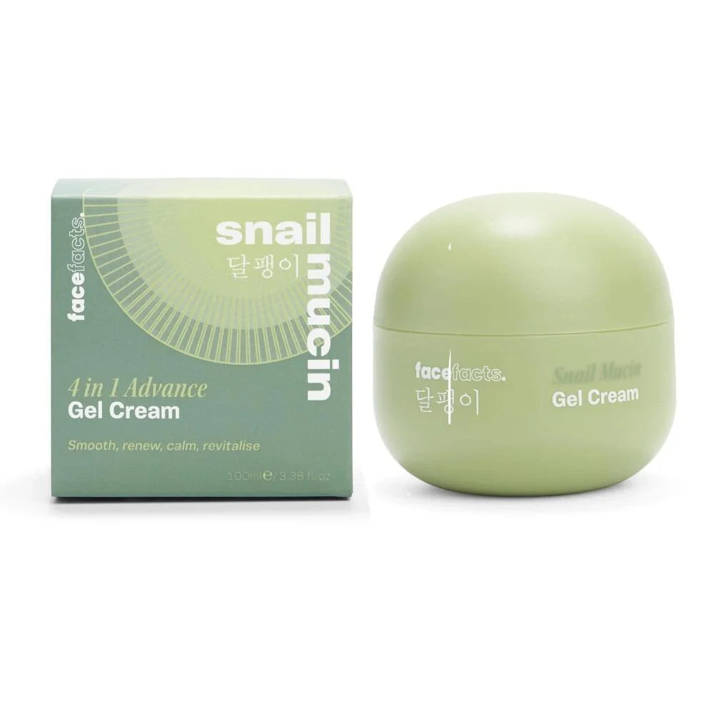 Face Facts Snail Mucin 4 in 1 Gel Cream - 100m