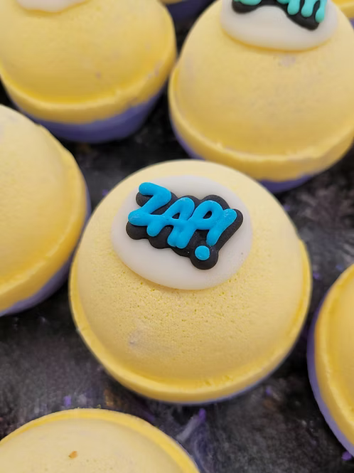 Super Hero Decorated Bath Bomb